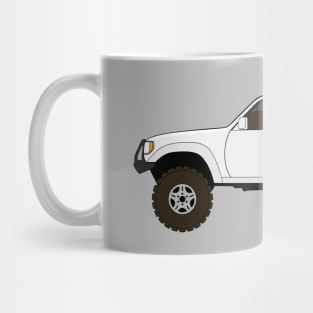 fj80 Land Cruiser white Mug